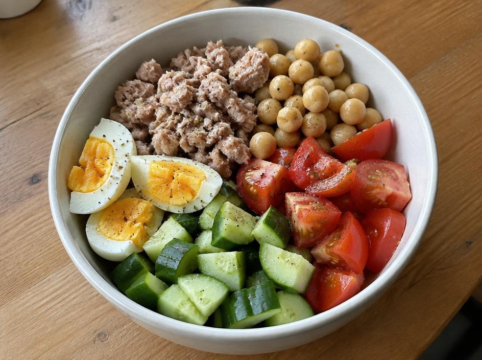 Plato preparado con el recetario