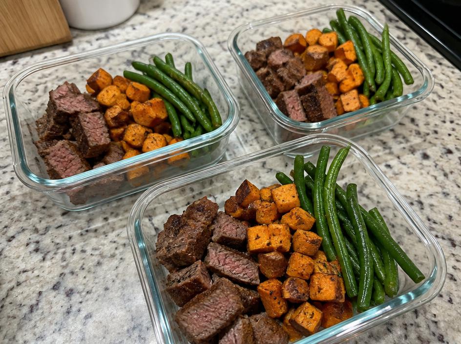 Plato preparado con el recetario